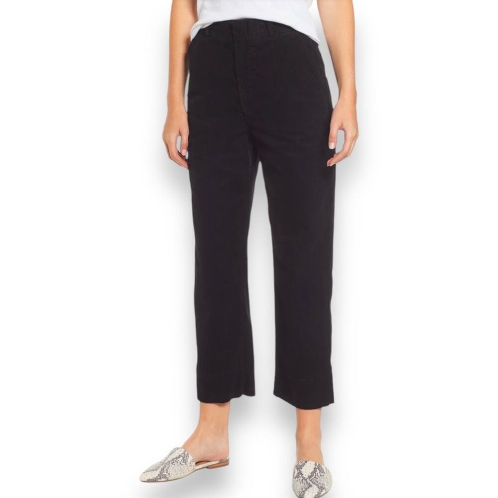 AG Adriano Goldschmied Elvie High Waist Cropโ Corduroy Trousers Women's 30